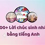 Lời Chúc Sinh Nhật Tiếng Anh Cho Bé