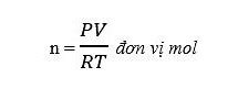 Thể Tích Mol Của Chất Khí Phụ Thuộc Vào Yếu Tố Nào Dưới Đây