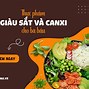 Thực Phẩm Chứa Nhiều Canxi Cho Bà Bầu